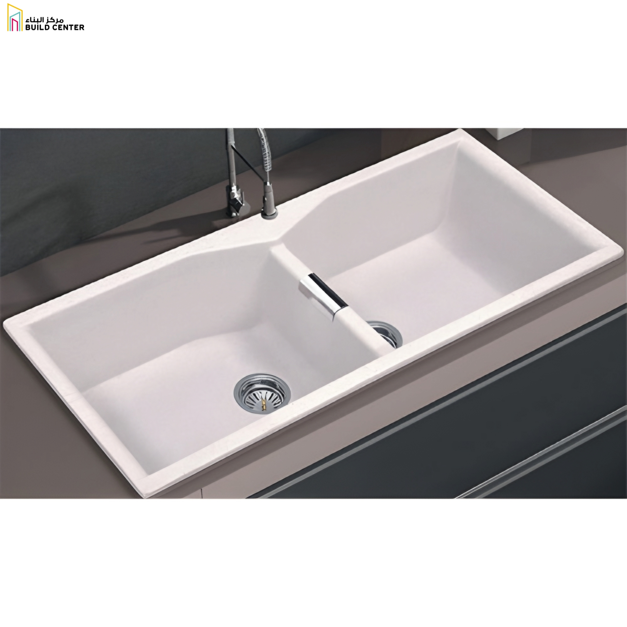 QI005 DOUBLE BOWL (WHITE)